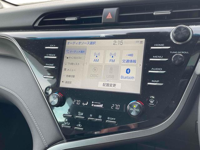 カムリ ＷＳレザーパッケージ　４ＷＤ　ドライブレコーダー　ＥＴＣ　クリアランスソナー　レーンアシスト　オートクルーズコントロール　衝突被害軽減システム　バックカメラ　ナビ　ＴＶ　アルミホイール　オートマチックハイビーム（27枚目）