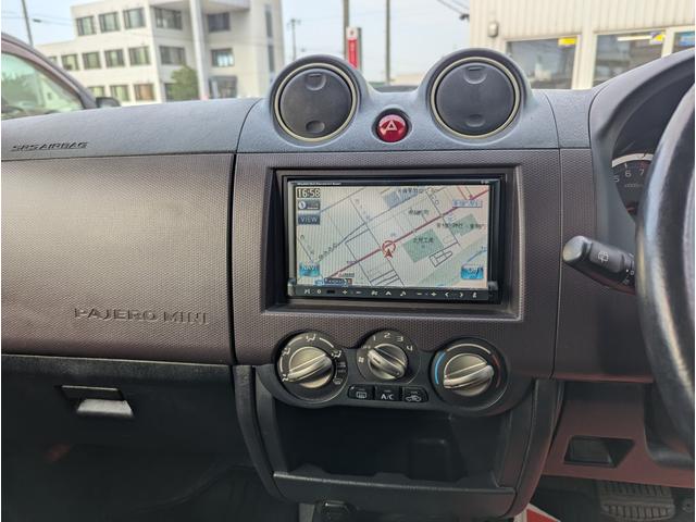 パジェロミニ ナビエディションＶＲ　ターボ　切替４ＷＤ　ナビテレビ　ＣＤ　ＤＶＤ　シートヒーター　キーレス　フォグランプ　ドアバイザー　プライバシーガラス　ＡＢＳ　エアバッグ（16枚目）