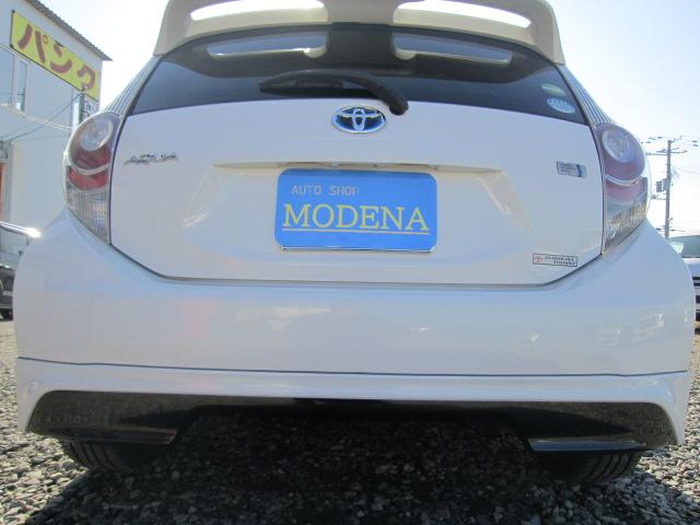 アクア Ｇ　１オーナー　純正エアロ　ナビ＆フルセグＴＶ　Ｂｉｕｅｔｏｏｔｈ　スマートキー　エンスタ　Ｐスタート　シートヒーター　ＥＴＣ　純正１６ＡＷ　ドアバイザー　記録簿　スタッドレス＋アルミセット積込み（18枚目）