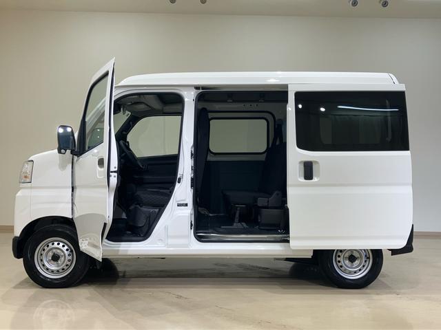 ハイゼットカーゴ DX 4WD 両側スライドドア アイドリングストップ オートマチックハイビーム オートライト 衝突防止システム レーンアシスト キーレスエントリー 記録簿 ワンオーナー エアバッグ エアコン ABS(13枚目)