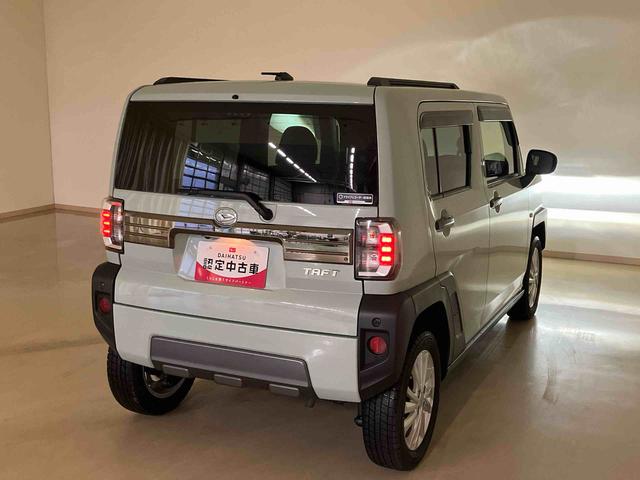 タフト G ダーククロムベンチャー 4WD 全周囲カメラ シートヒーター アイドリングストップ オートマチックハイビーム USB入力端子 オートライト 衝突防止システム LEDヘッドランプ レーンアシスト ドライブレコーダー 記録簿(38枚目)