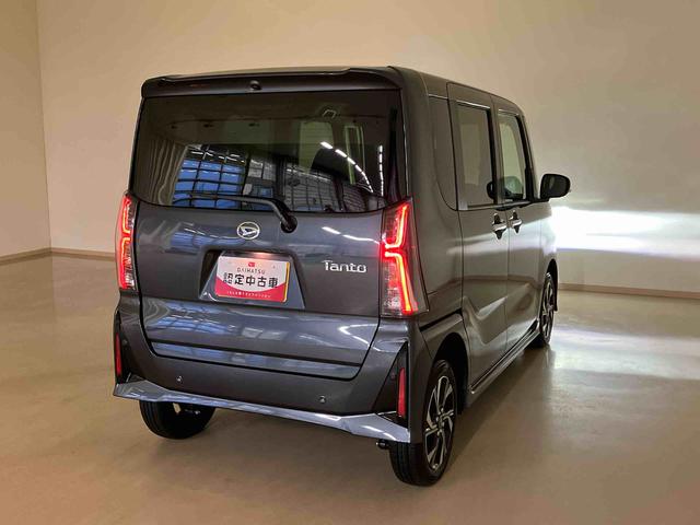 タント カスタムＸ　４ＷＤ　両側電動スライドドア　シートヒーター　アイドリングストップ　オートマチックハイビーム　オートライト　衝突防止システム　ＬＥＤヘッドランプ　レーンアシスト　スマートキー　横滑り防止装置　記録簿（38枚目）