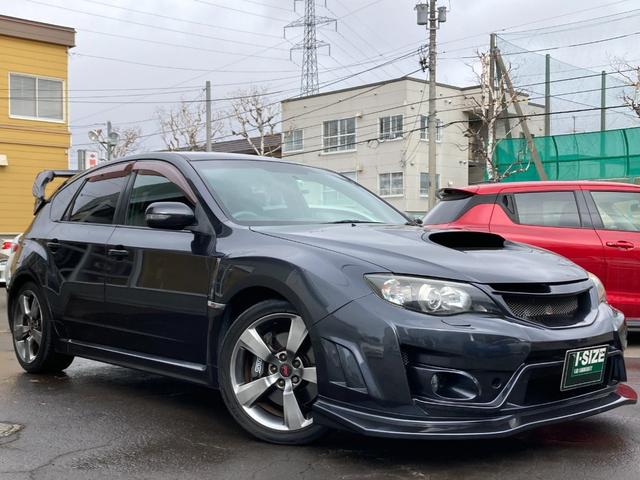 インプレッサ ＷＲＸ　ＳＴｉ　ＷＲＸ　ＳＴｉ（５名）　アプライドＡ　バリスＦバンパー　バリスリアスポイラー　ＢＬＩＴＺマフラー　スモークテール　レカロシート　パナソニックナビ　ＥＴＣ　ＤＣＣＤ　ＨＩＤ　道外仕入車（13枚目）