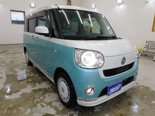 ムーヴキャンバス Gメイクアップリミテッド SAIII 4WD スマートアシストIII 両側パワースライド全方位カメラ純正ナビTVBluetoothドラレコLEDヘットランプLEDフォグランプオートマチックハイビームシートヒーター横滑り防止機能アイドリング(2枚目)