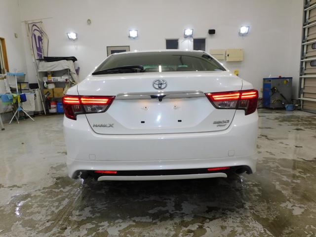 マークX 250G Four 社外19インチアルミフルエアロ寒冷地仕様パワーシートプッシュスタートスマートキーオートエアコンタイミングチェーンHIDエンジンスターター横滑り防止機能フォグランプワイパーデアイサー(6枚目)