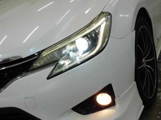 マークX 250G Four 社外19インチアルミフルエアロ寒冷地仕様パワーシートプッシュスタートスマートキーオートエアコンタイミングチェーンHIDエンジンスターター横滑り防止機能フォグランプワイパーデアイサー(10枚目)