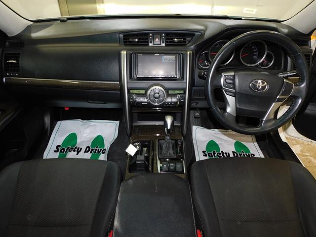 マークX 250G Four 社外19インチアルミフルエアロ寒冷地仕様パワーシートプッシュスタートスマートキーオートエアコンタイミングチェーンHIDエンジンスターター横滑り防止機能フォグランプワイパーデアイサー(17枚目)