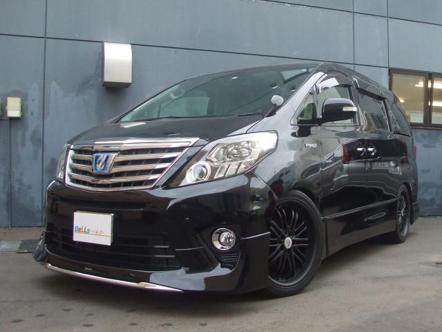 トヨタ アルファードハイブリッドｓｒ ｃパッケージ４ｗｄ 本革サンルーフ モデリスタエアロの中古車 車体価格198万円 12 平成24 年式 走行12 3万キロ 車体色ブラック 北海道北海道札幌市東区東苗穂８条３丁目３ １３ ｂｅｌｌｓの在庫 グーネット中古車