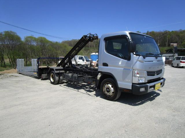 積載車 3トン 極東フルフラット ラジコン有 ETC(2枚目)