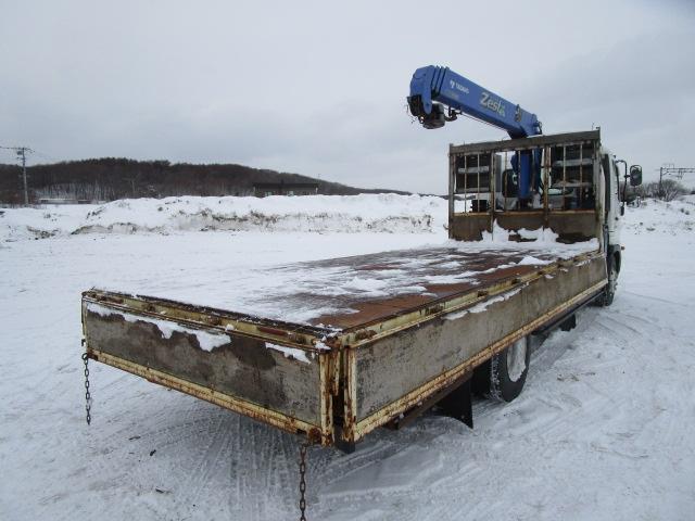 ヒノレンジャー 　クレーン　４段　タダノ製・ユニック　フックイン　積載２．７５トン　３方開・平ボディ（12枚目）