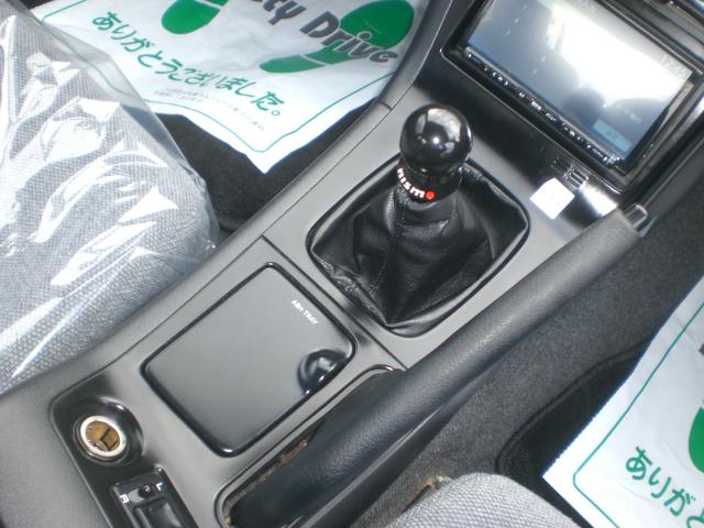 180SX タイプII ハイキャスII タイプII ハイキャスII フルエアロ エンケイ16AW ニスモローダウンサスキット 純正5速 LSD ETC ニスモシフトノブ Rフォグ クラリオンナビ/TV/USB CA18インタークーラーターボ(9枚目)