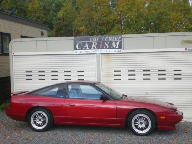 180SX タイプII ハイキャスII タイプII ハイキャスII フルエアロ エンケイ16AW ニスモローダウンサスキット 純正5速 LSD ETC ニスモシフトノブ Rフォグ クラリオンナビ/TV/USB CA18インタークーラーターボ(19枚目)