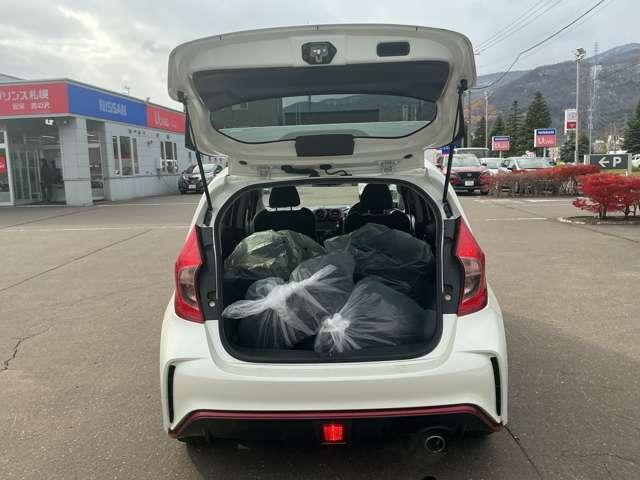 ノート 1.2 NISMO 夏冬純正アルミホイール バックモニター ECOモード イモビライザー 記録簿付き インテリキ- エアバック アルミ Wエアバック パワーステアリング キーレスエントリー フルオートエアコン ABS パワーウインドウ ワンセグTV ナビ&TV(18枚目)