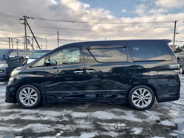 ヴェルファイア 2.4Z プラチナセレクションII 4WD 本州仕入れ 両側パワースライドドア パワーバックドア 純正アルミ SDナビ バックモニター タイミングチェーン(6枚目)