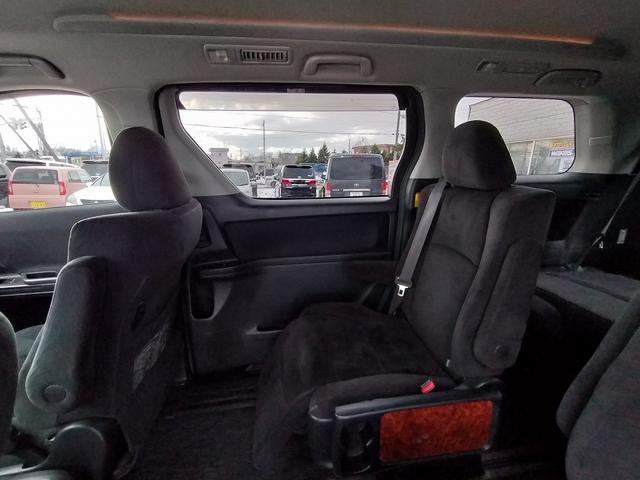 ヴェルファイア 2.4Z プラチナセレクションII 4WD 本州仕入れ 両側パワースライドドア パワーバックドア 純正アルミ SDナビ バックモニター タイミングチェーン(38枚目)