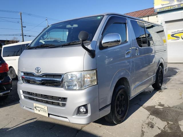 ハイエースバン ロングスーパーＧＬ　４ＷＤ　本州仕入れ　新品シートカバー　社外アルミ　ＨＩＤヘッドライト　オートライト　ＥＴＣ（3枚目）