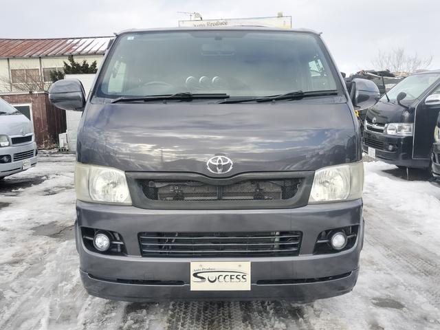 ハイエースバン ロングスーパーGL 4WD 本州仕入れ 新品シートカバー 社外SDナビ フルセグ バックカメラ フリップダウンモニター(2枚目)