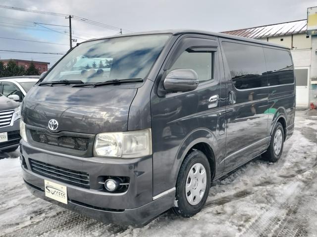 ハイエースバン ロングスーパーGL 4WD 本州仕入れ 新品シートカバー 社外SDナビ フルセグ バックカメラ フリップダウンモニター(3枚目)