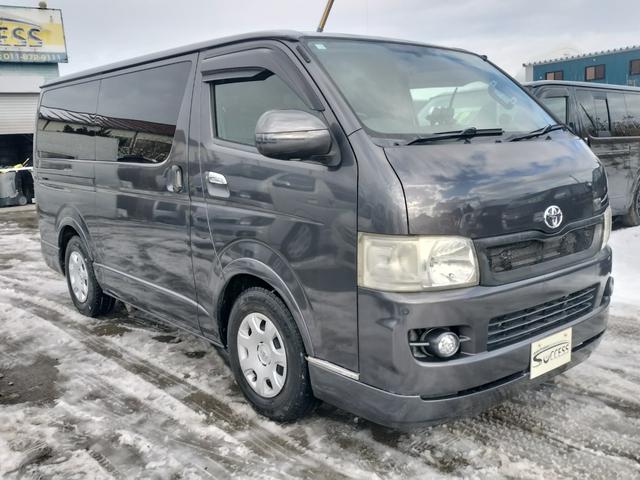 ハイエースバン ロングスーパーGL 4WD 本州仕入れ 新品シートカバー 社外SDナビ フルセグ バックカメラ フリップダウンモニター(4枚目)