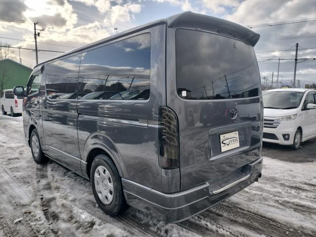 ハイエースバン ロングスーパーGL 4WD 本州仕入れ 新品シートカバー 社外SDナビ フルセグ バックカメラ フリップダウンモニター(9枚目)