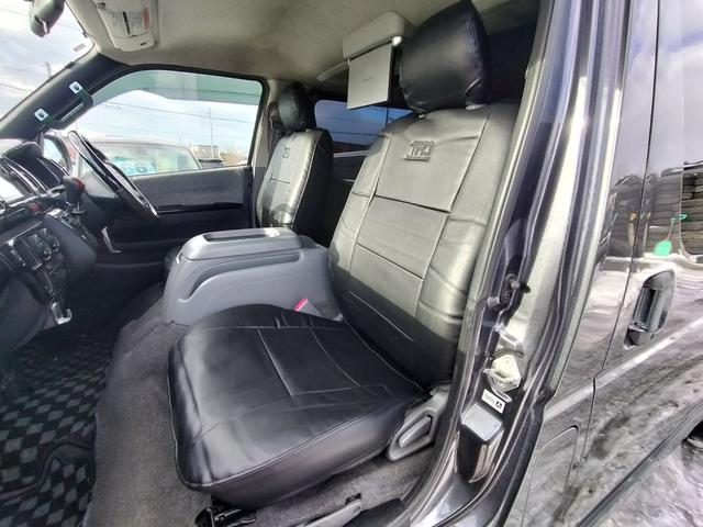 ハイエースバン ロングスーパーGL 4WD 本州仕入れ 新品シートカバー 社外SDナビ フルセグ バックカメラ フリップダウンモニター(35枚目)