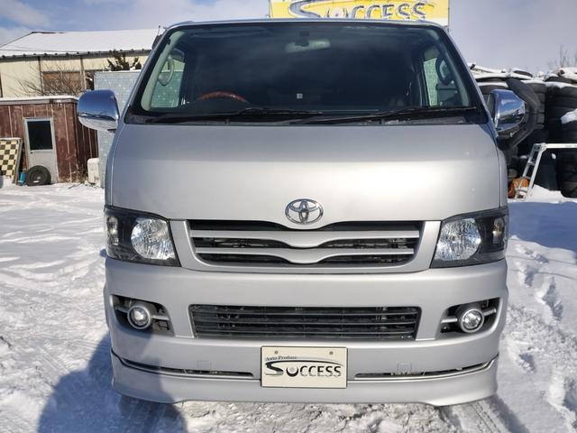 ハイエースバン ロングスーパーGL 4WD 本州仕入れ 社外アルミ 純正SDナビ 新品シートカバー LEDテール 社外ヘッドライト(2枚目)