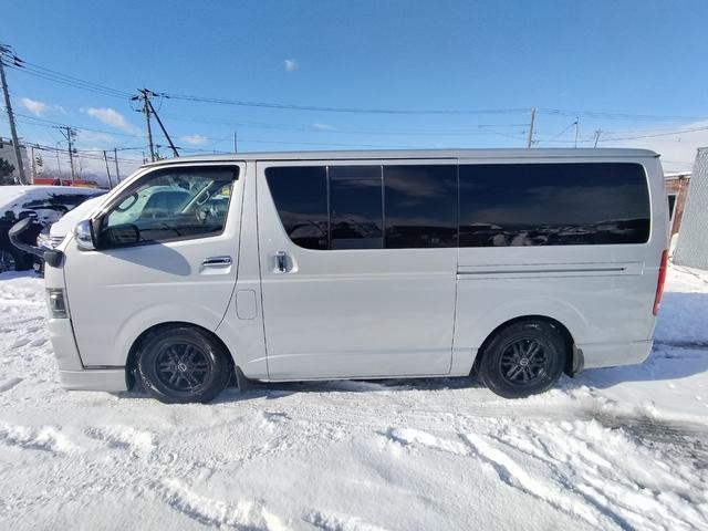 ハイエースバン ロングスーパーGL 4WD 本州仕入れ 社外アルミ 純正SDナビ 新品シートカバー LEDテール 社外ヘッドライト(6枚目)