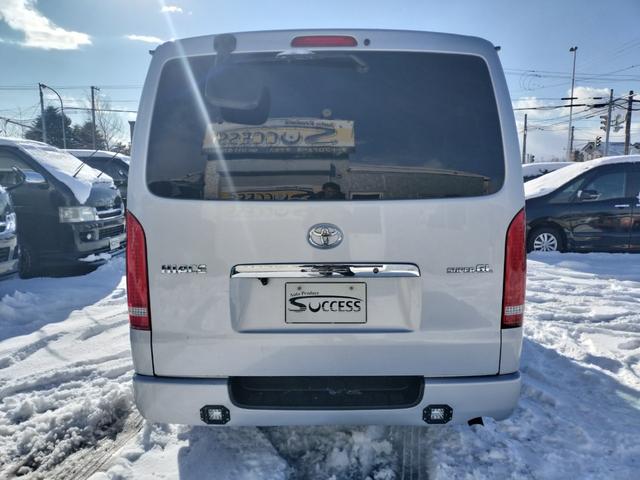 ハイエースバン ロングスーパーGL 4WD 本州仕入れ 社外アルミ 純正SDナビ 新品シートカバー LEDテール 社外ヘッドライト(7枚目)