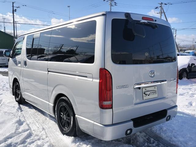 ハイエースバン ロングスーパーGL 4WD 本州仕入れ 社外アルミ 純正SDナビ 新品シートカバー LEDテール 社外ヘッドライト(9枚目)