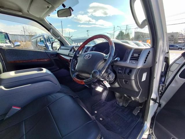 ハイエースバン ロングスーパーGL 4WD 本州仕入れ 社外アルミ 純正SDナビ 新品シートカバー LEDテール 社外ヘッドライト(32枚目)