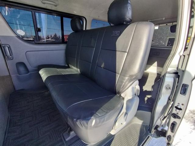 ハイエースバン ロングスーパーGL 4WD 本州仕入れ 社外アルミ 純正SDナビ 新品シートカバー LEDテール 社外ヘッドライト(42枚目)