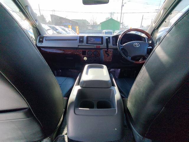 ハイエースバン ロングスーパーGL 4WD 本州仕入れ 社外アルミ 純正SDナビ 新品シートカバー LEDテール 社外ヘッドライト(46枚目)