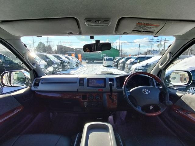 ハイエースバン ロングスーパーGL 4WD 本州仕入れ 社外アルミ 純正SDナビ 新品シートカバー LEDテール 社外ヘッドライト(47枚目)