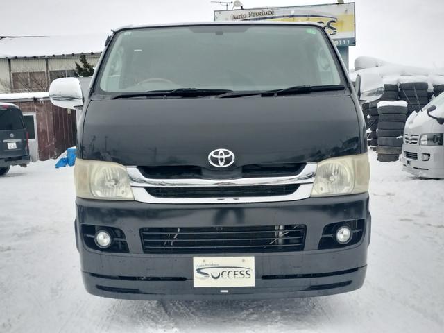 ハイエースバン ロングスーパーGL 4WD 本州仕入れ シートカバー Fスポイラー 社外HDDナビ タイミングベルト交換済み LEDテール(2枚目)