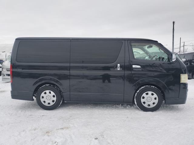 ハイエースバン ロングスーパーGL 4WD 本州仕入れ シートカバー Fスポイラー 社外HDDナビ タイミングベルト交換済み LEDテール(5枚目)