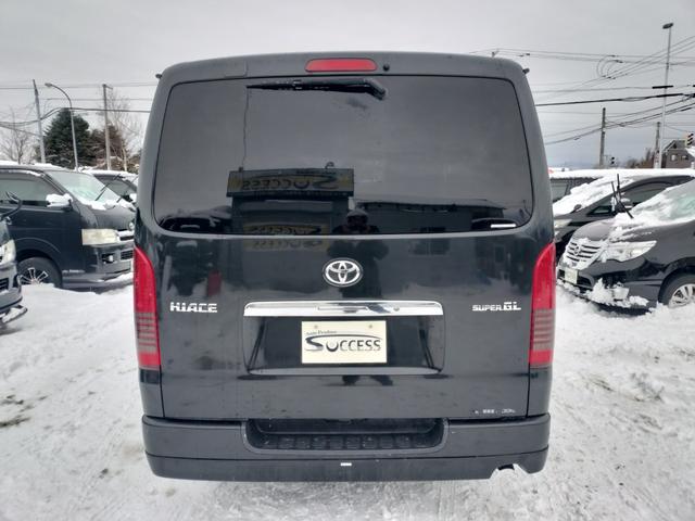 ハイエースバン ロングスーパーGL 4WD 本州仕入れ シートカバー Fスポイラー 社外HDDナビ タイミングベルト交換済み LEDテール(7枚目)