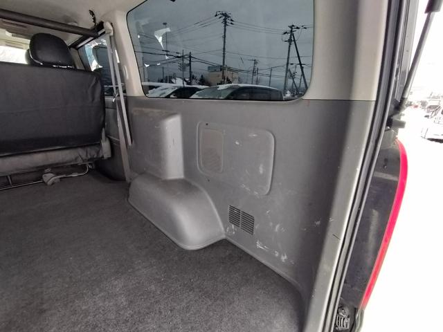 ハイエースバン ロングスーパーGL 4WD 本州仕入れ シートカバー Fスポイラー 社外HDDナビ タイミングベルト交換済み LEDテール(20枚目)