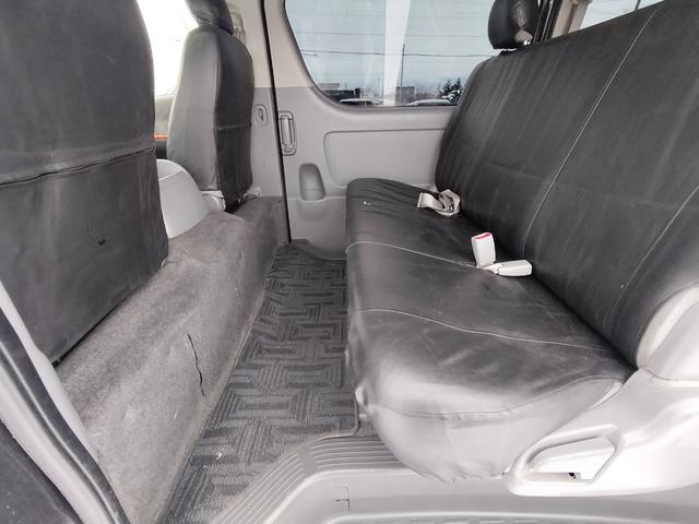 ハイエースバン ロングスーパーGL 4WD 本州仕入れ シートカバー Fスポイラー 社外HDDナビ タイミングベルト交換済み LEDテール(40枚目)