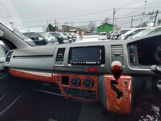 ハイエースバン ロングスーパーGL 4WD 本州仕入れ シートカバー Fスポイラー 社外HDDナビ タイミングベルト交換済み LEDテール(56枚目)