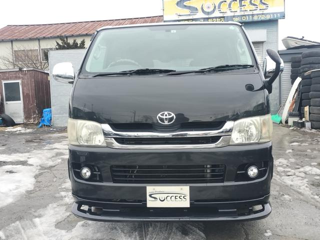 ハイエースバン ロングスーパーＧＬ　４ＷＤ　本州仕入れ　新品シートカバー　社外アルミ　ホワイトレター　社外ＳＤナビ　フルセグ　バックカメラ（2枚目）