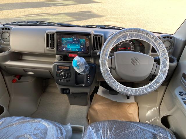 エブリイ Ｊリミテッド　４ＷＤ　届出済未使用車　純正ディスプレイオーディオ　Ｂｌｕｅｔｏｏｔｈ　バックカメラ　両側電動スライドドア　クリアランスソナー　レーンアシスト　衝突被害軽減システム　ＬＥＤヘッドランプ　シートヒーター（2枚目）