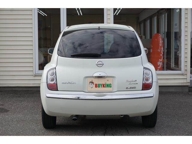 マーチ ラフィート　４ＷＤ４ＷＤ　純正オーディオ　夏冬タイヤ有り　エンジンスターター　ドアバイザー（10枚目）