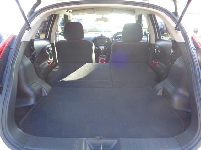 ジューク １６ＧＴ　ＦＯＵＲ　４ＷＤ　純正メモリーナビＴＶ　バックカメラ　Ｂｌｕｅｔｏｏｔｈ接続　純正エンジンスターター　切替式４ＷＤ　駐車監視モード付前後ドライブレコーダー　キセノンライト　電動格納式ミラー　横滑り防止機能（21枚目）