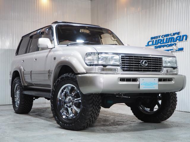 ランドクルーザー８０ ＶＸリミテッド　Ｌパッケージ　４ＷＤ　５００台限定車　リフトＵＰ　ガナドールマフラー　２０ＡＷ　ＭＴタイヤ　リアスポイラー　社外テール　本革シート　メモリーナビ　地デジＴＶ　Ｂｌｕｅｔｏｏｔｈ　バックモニター　ＥＴＣ（80枚目）