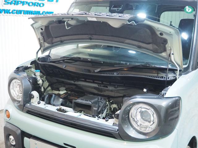 スペーシアギア ハイブリッドＸＺ　ターボ　４ＷＤ　メモリーナビ　地デジＴＶ　Ｂｌｕｅｔｏｏｔｈ　両側パワースライドドア　クルーズコントロール　パドルシフト　アイドリングストップ　シートヒーター　ルーフレール　ＡＷ　１年間保証・走行距離無制限（53枚目）