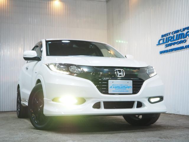 ヴェゼル ハイブリッドＺ・ホンダセンシング　４ＷＤ　エアロ　１８ＡＷ　ハーフレザーシート　メモリーナビ　地デジ　Ｂｌｕｅｔｏｏｔｈ　バックモニター　ＥＴＣ　ドライブレコーダー　エンジンスターター　ワイパーデアイサー　１年間保証・走行距離無制限（5枚目）