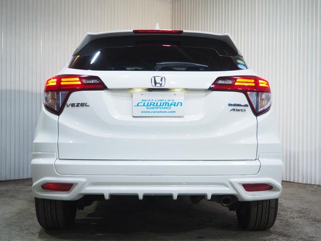 ヴェゼル ハイブリッドＺ・ホンダセンシング　４ＷＤ　エアロ　１８ＡＷ　ハーフレザーシート　メモリーナビ　地デジ　Ｂｌｕｅｔｏｏｔｈ　バックモニター　ＥＴＣ　ドライブレコーダー　エンジンスターター　ワイパーデアイサー　１年間保証・走行距離無制限（15枚目）