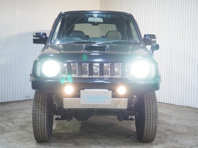 ジムニー ランドベンチャー　４ＷＤ　リフトアップ　５速マニュアル　社外マフラー　フロント・リア社外バンパー　オーバーフェンダー　スキッドプレート　ＨＩＤヘッドライト　フォグランプ　社外テール（6枚目）