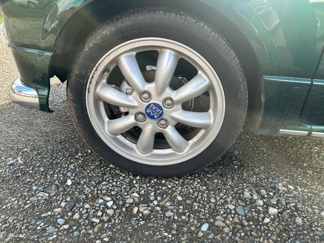 ミラジーノ ミニライトスペシャル　１５インチ　ミニライトホイール　ローダウン　ダウンサス社外センターマフラー　２本出し　バックカメラ　タイミングベルト交換済　夏冬タイヤ　ナビＴＶ　フォグランプ　革調シート　４ＷＤ（49枚目）