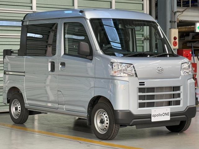 ハイゼットカーゴ デッキバンＬ　ワンオーナー☆ＡＭ／ＦＭラジオ☆ＥＴＣ☆スマアシ☆衝突被害軽減ブレーキ☆障害物センサー☆レーンキープアシスト☆オートマチックハイビーム☆横滑り防止☆両側スライドドア☆（3枚目）